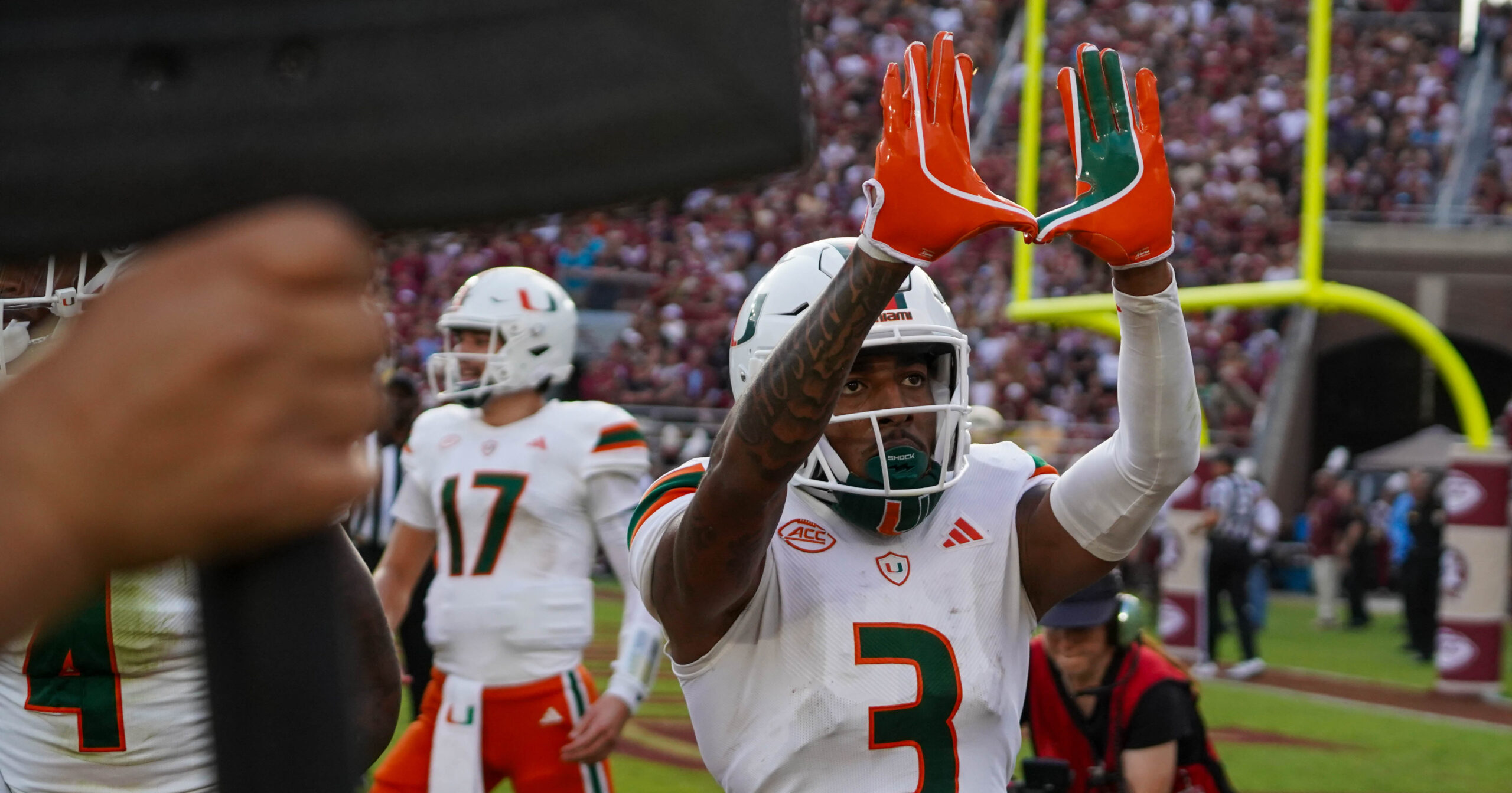 Miami WR Jacolby George shares thoughts off 153 yards, 2 TDs