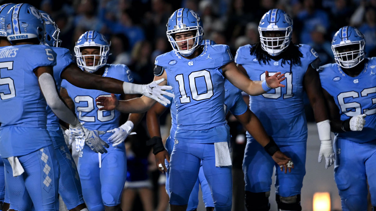 Mack Brown emotional after 2OT win: 'If you're going to be here, you've gotta beat Duke'