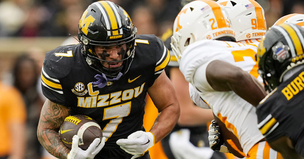 Missouri RB Cody Schrader vs. Tennessee