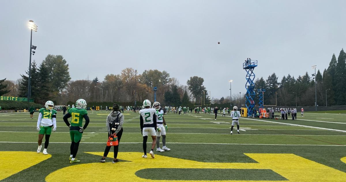 Oregon Week 12 practice observations: Andrew Boyle returns, key