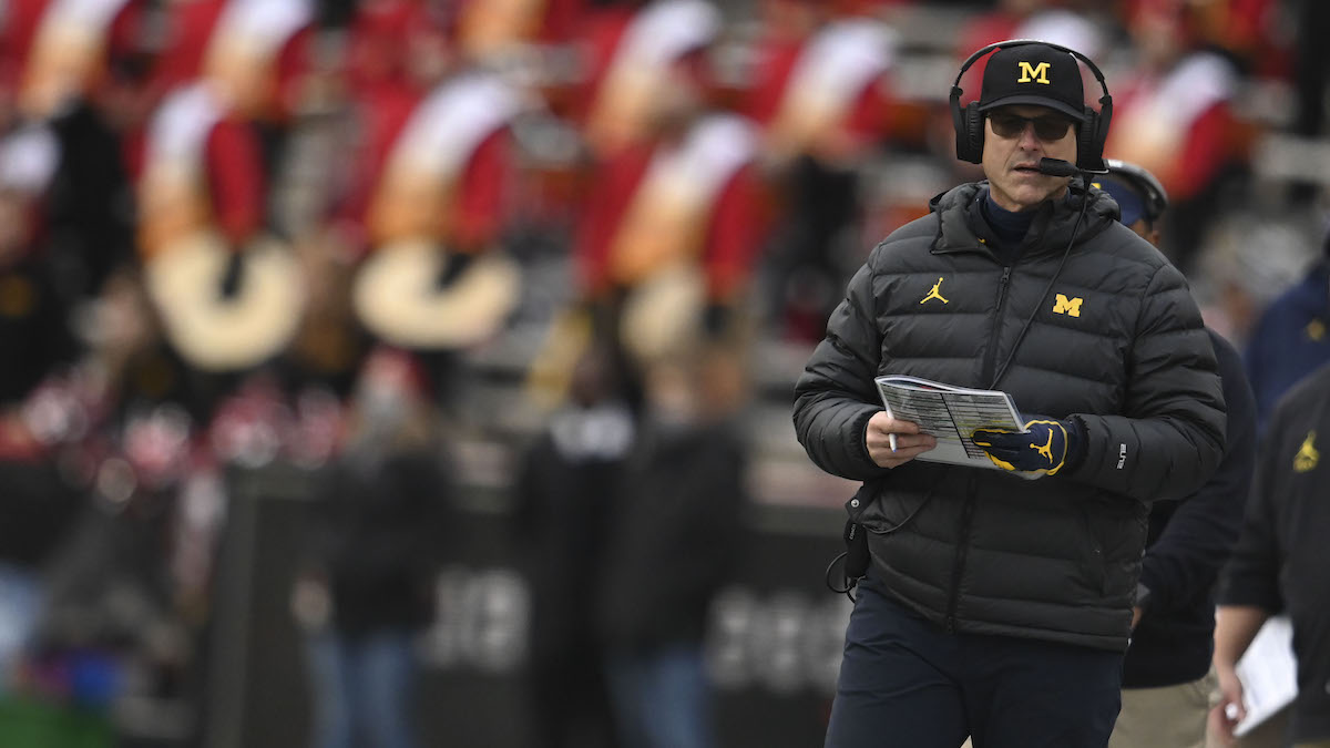 Potential Jim Harbaugh absence will have little effect on Michigan vs. Maryland this weekend