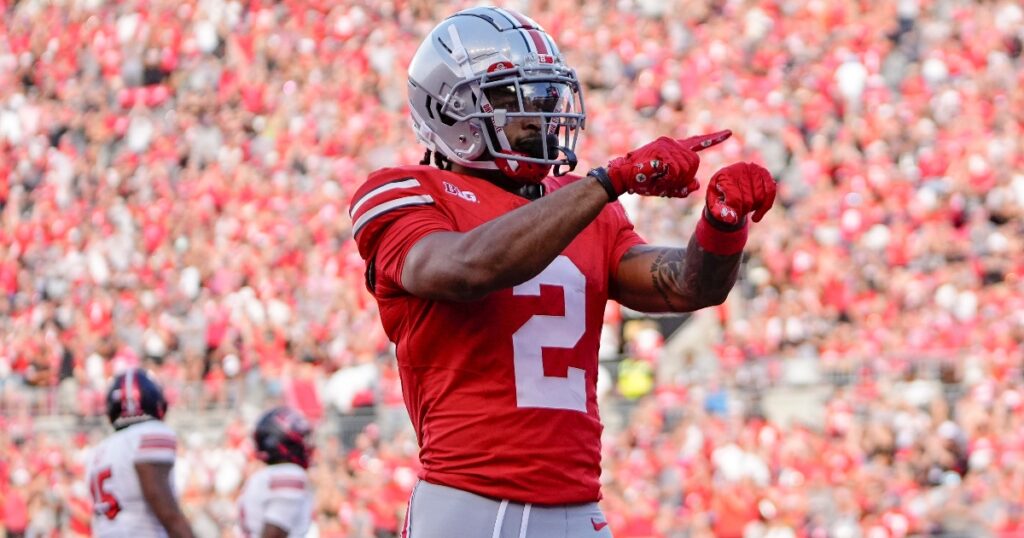ohio-state-head-coach-ryan-day-explains-offensive-difference-receiver-emeka-egbuka-makes