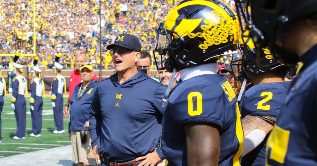 Michigan Wolverines football Jim Harbaugh Mike Sainristil