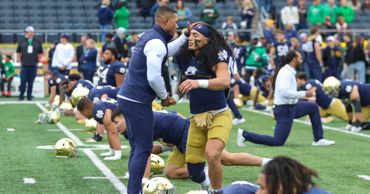 The 31 players who will walk in the Notre Dame football Senior Day ceremony