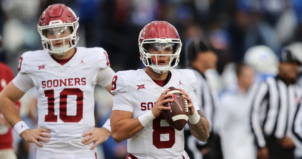 Sooners QBs Jackson Arnold and Dillon Gabriel