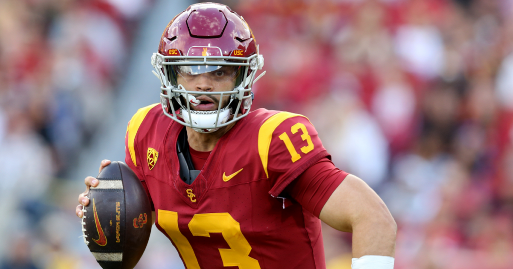 USC quarterback Caleb Williams declined to speak with media after a loss to UCLA