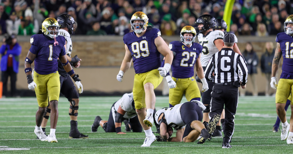 Projecting Notre Dame football Sun Bowl depth chart Defense