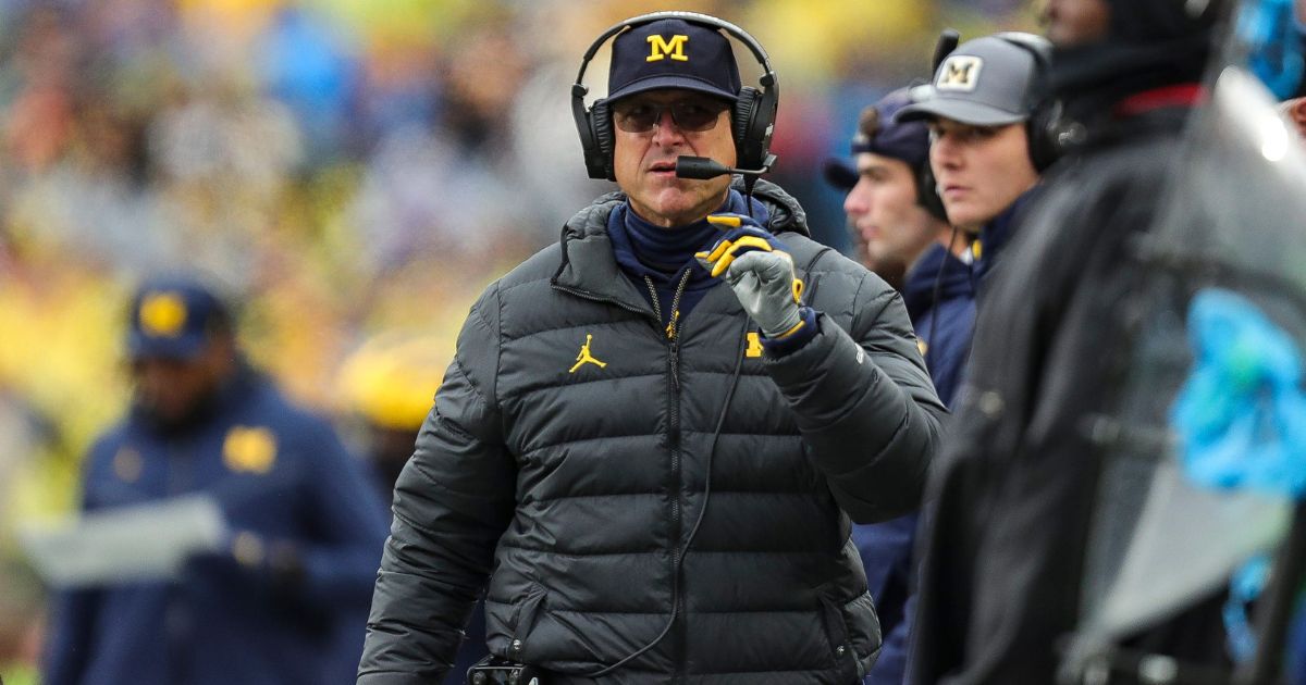 Michigan coach Jim Harbaugh: 'All the focus is on Ohio State'