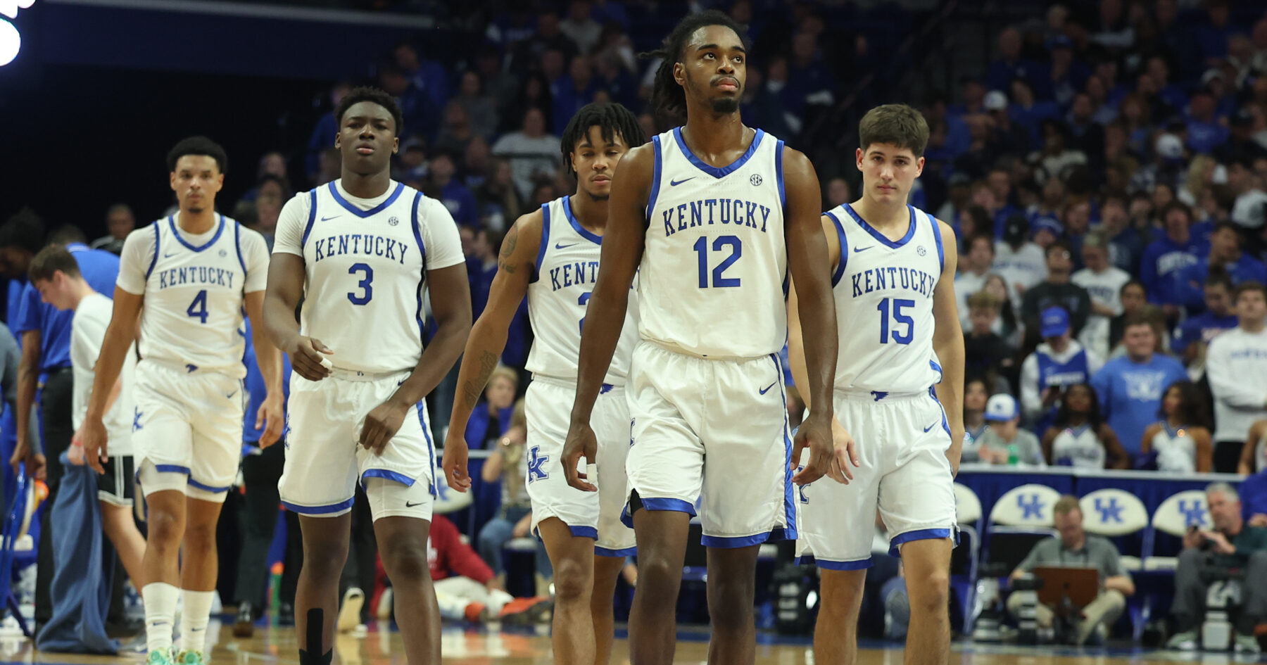 HALFTIME: Kentucky makes history, leads Marshall 69-41