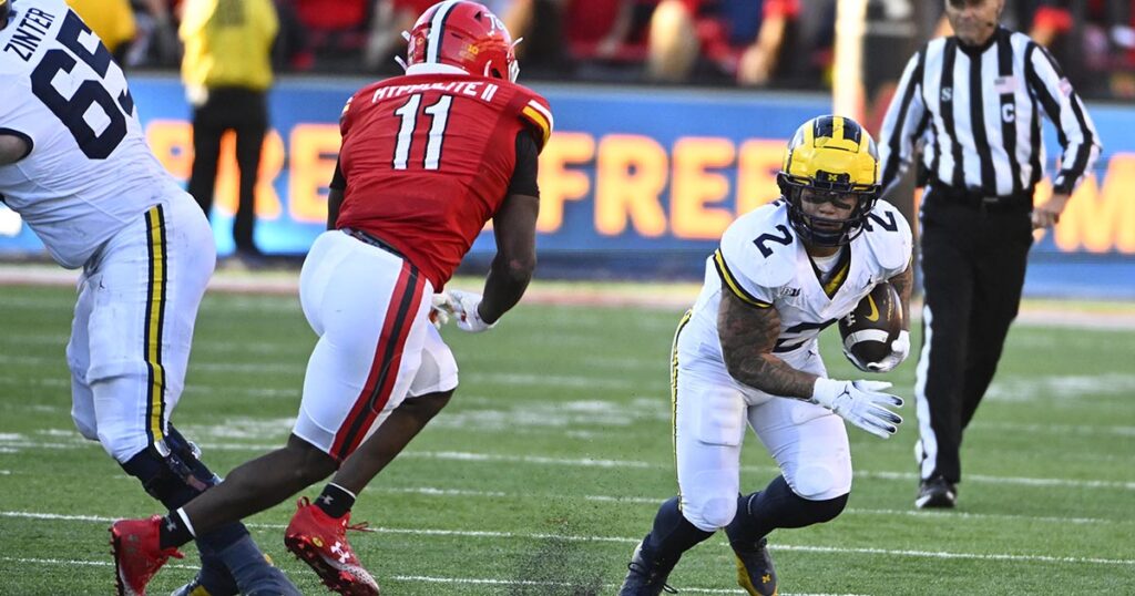 Michigan RB Blake Corum vs. Maryland