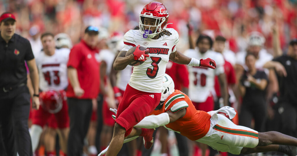 Louisville WR Kevin Coleman vs. Miami