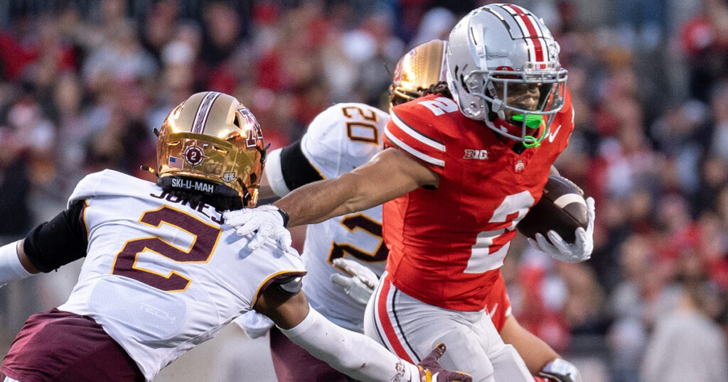 Ohio State WR Emeka Egbuka vs. Minnesota