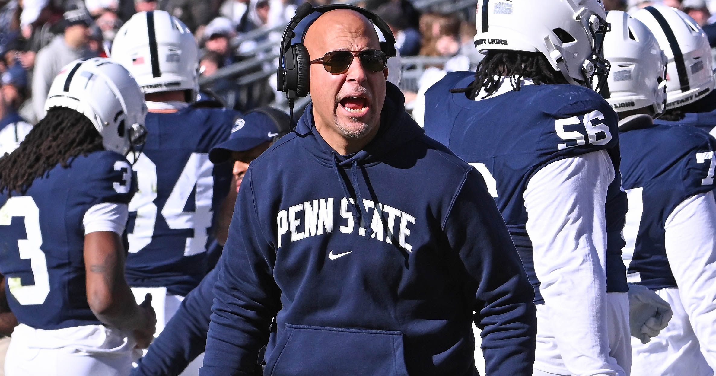 Penn State head coach James Franklin