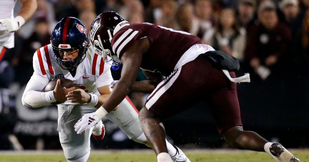 Mississippi State coach Greg Knox on targeting call vs. Ole Miss