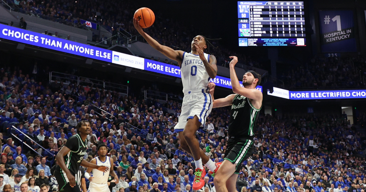 FINAL: Kentucky sets Rupp Arena ablaze with 118-82 win over Marshall