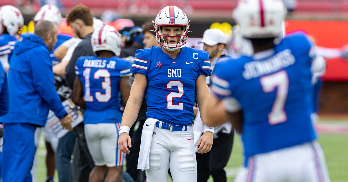 SMU QB Preston Stone Leaves Navy Game With Injury - On3