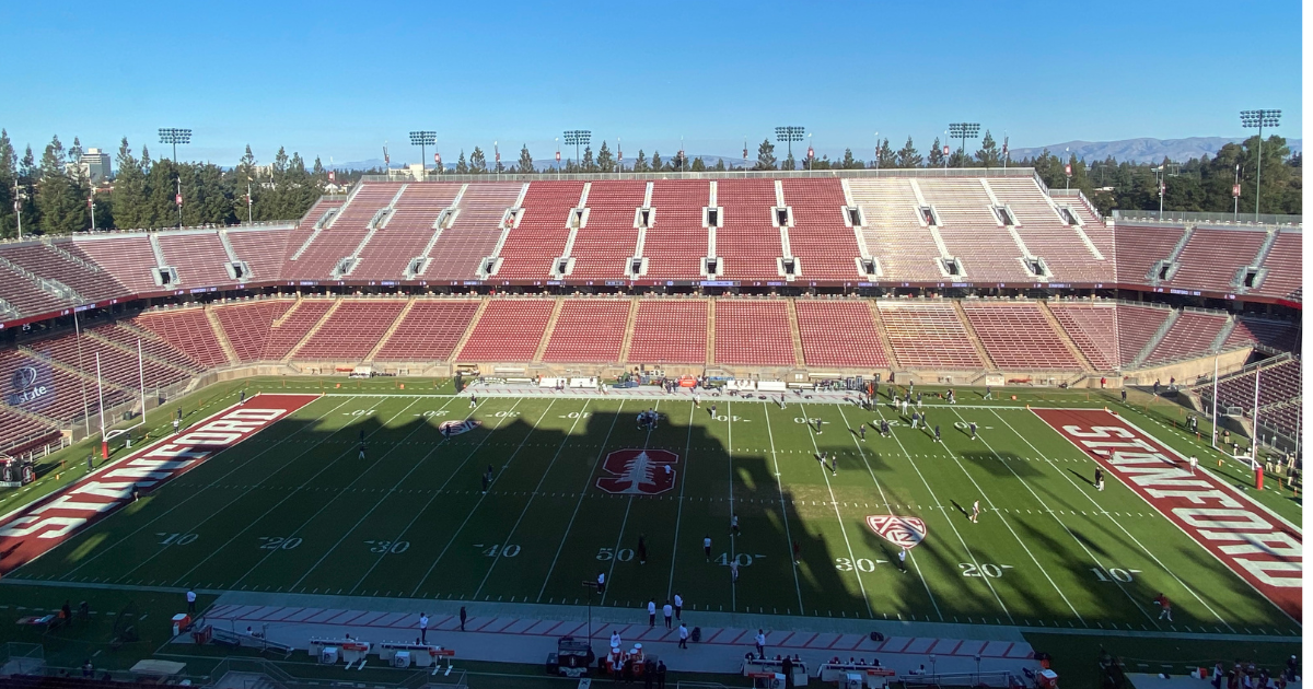 Pregame observations from Stanford Stadium Notre Dame at Cardinal