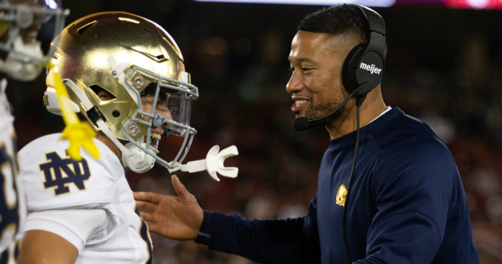 What Notre Dame football coach Marcus Freeman said after the Stanford game