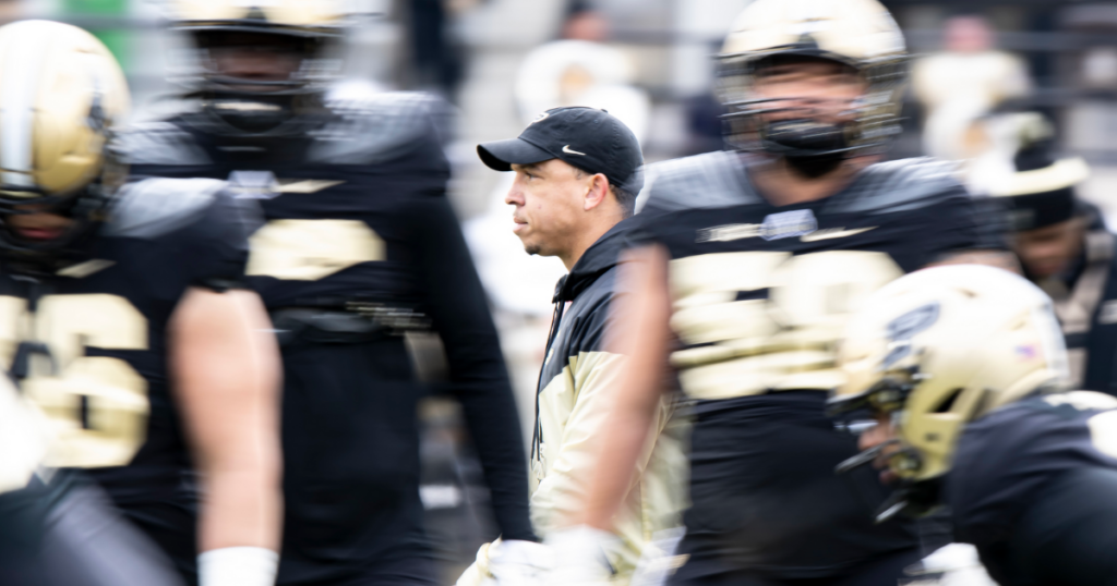 Purdue coach Ryan Walters