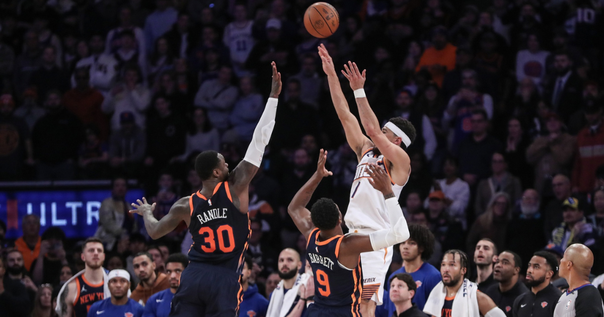 BBNBA: Devin Booker drains game-winning 3 over Julius Randle