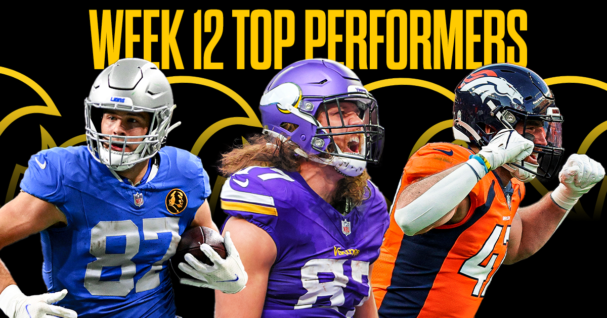 Hawkeyes in the NFL: Week 12 Top Performers