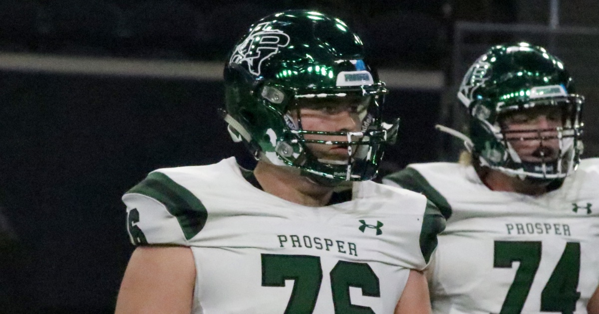 Sooners Still Facing Wild Twists In 2024   2024 TX OL Tyler Mercer2 