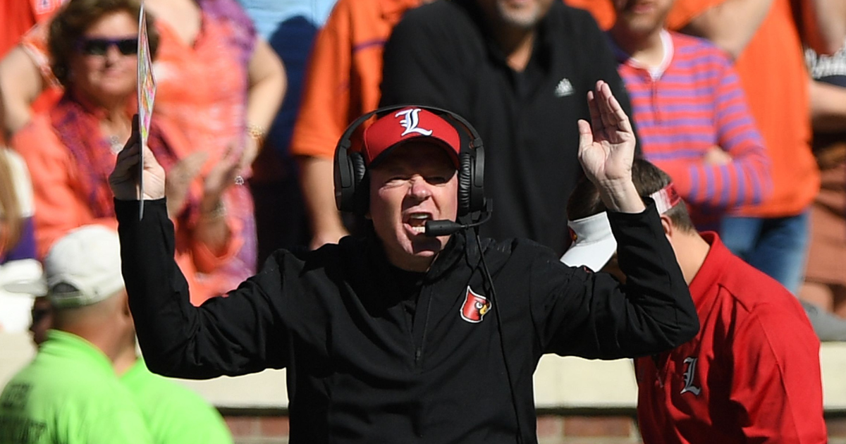 Bobby Petrino takes shot at Clemson when asked about sign-stealing