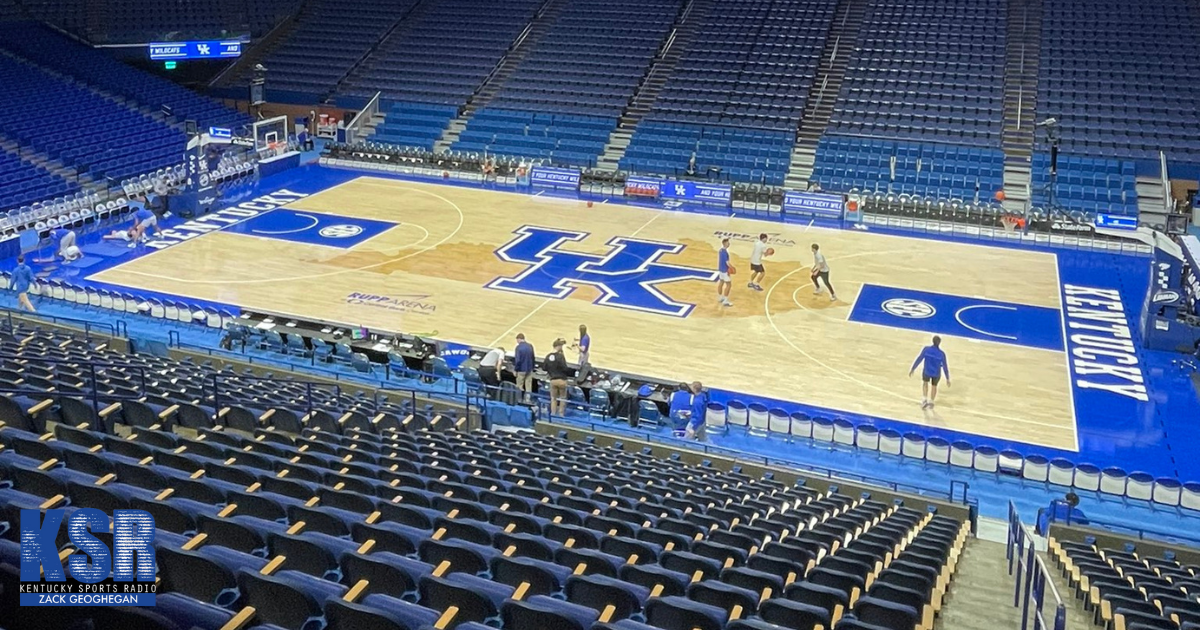 LOOK The new Rupp Arena floor is here and it's beautiful