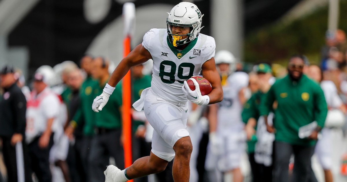 Baylor tight end Drake Dabney intends to enter transfer poral NCAA ...