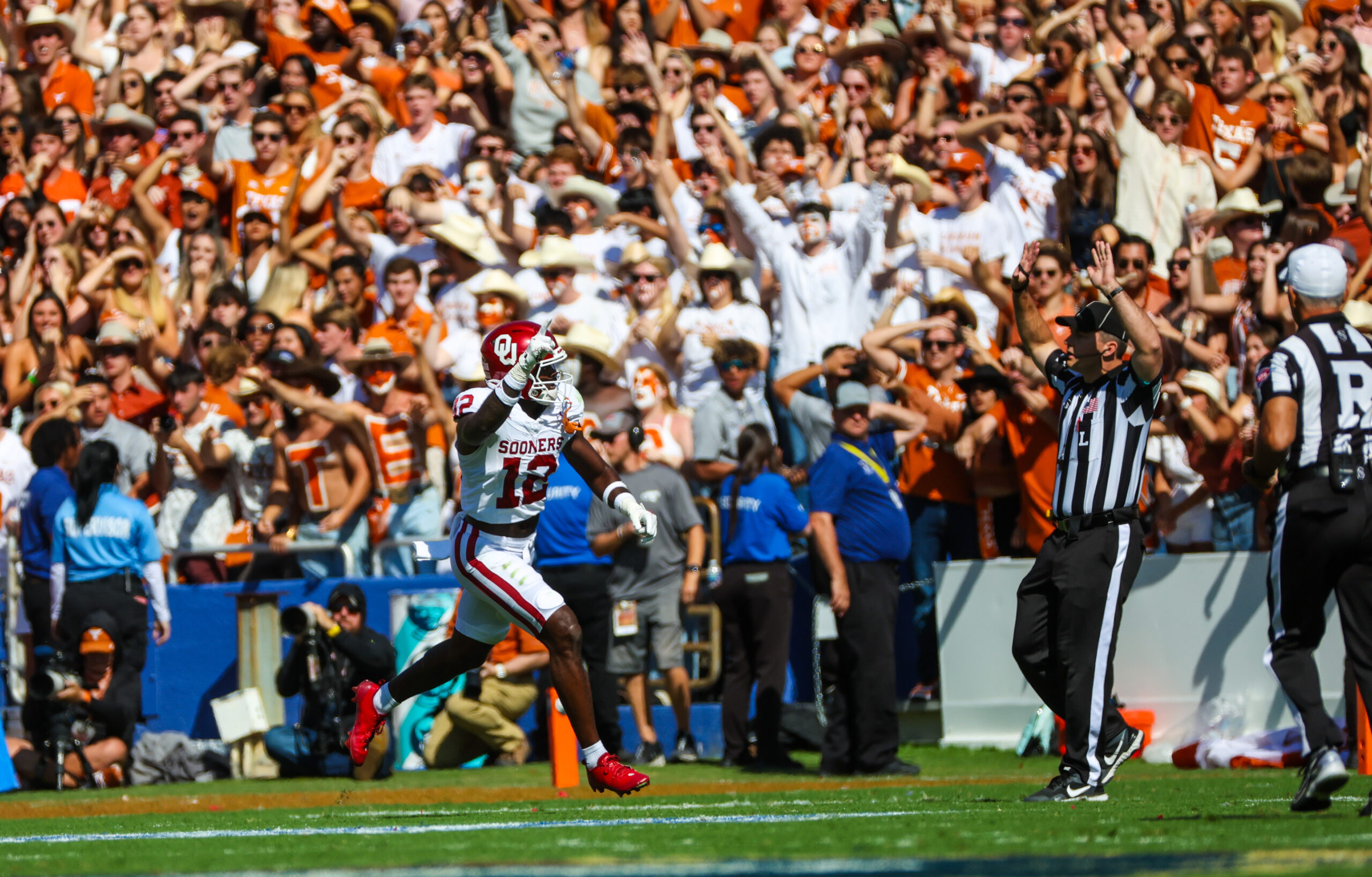 Oklahoma safety Key Lawrence officially visited Ole Miss today