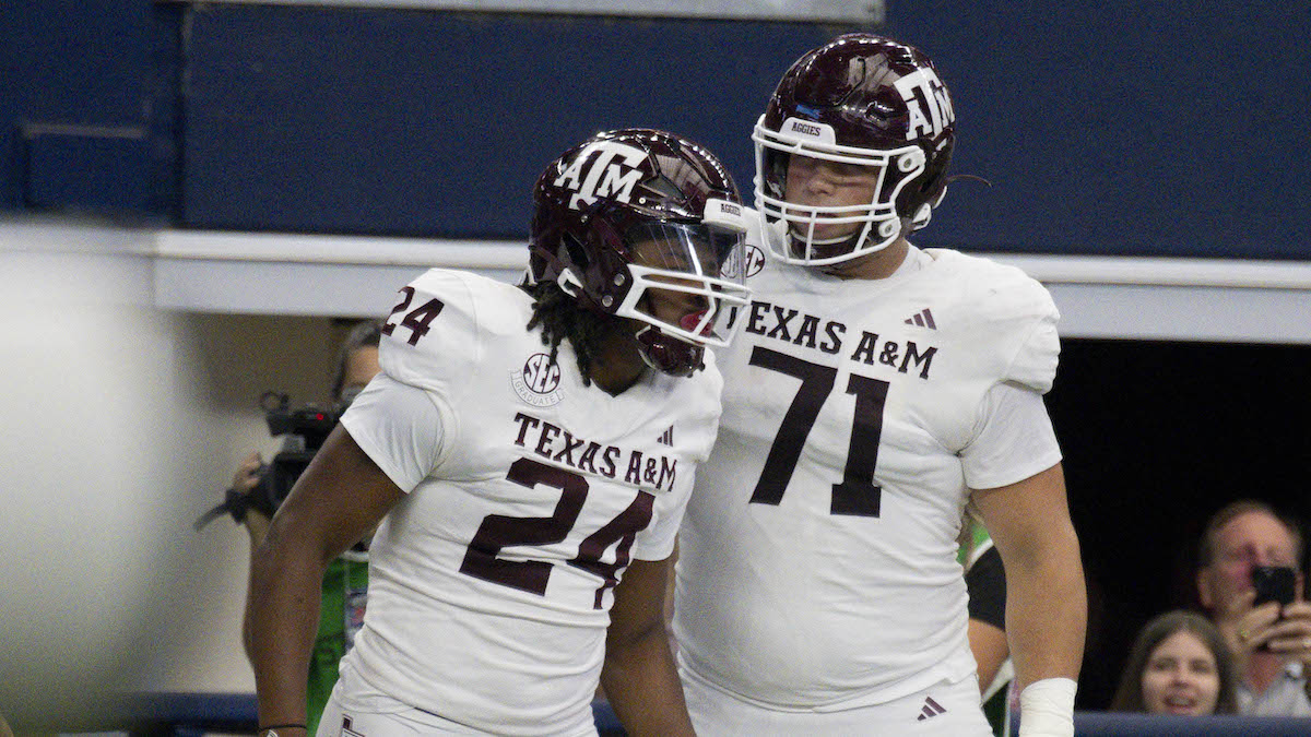 Texas A&M OL Chase Bisontis enters NCAA Transfer Portal