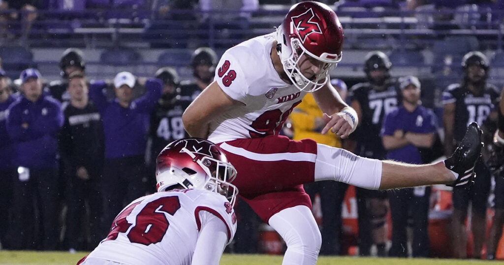 Miami (Ohio) kicker Graham Nicholson