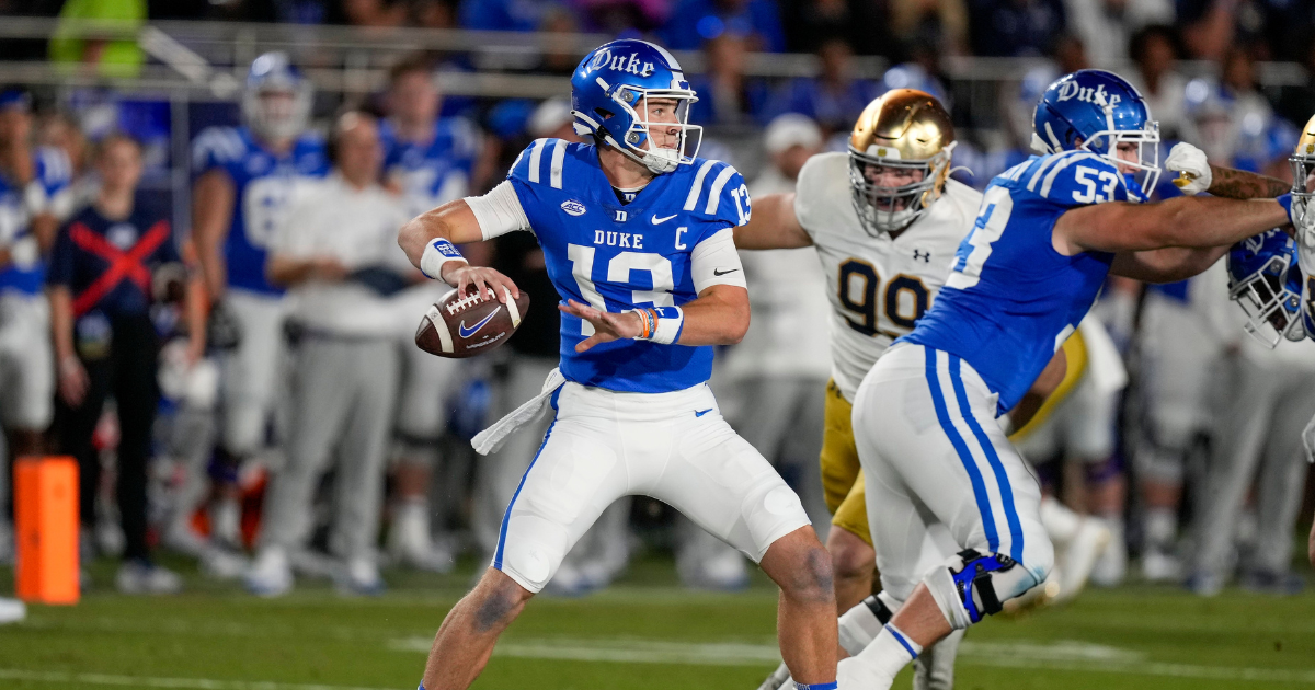 Duke's Riley Leonard, Alabama native, enters transfer portal 