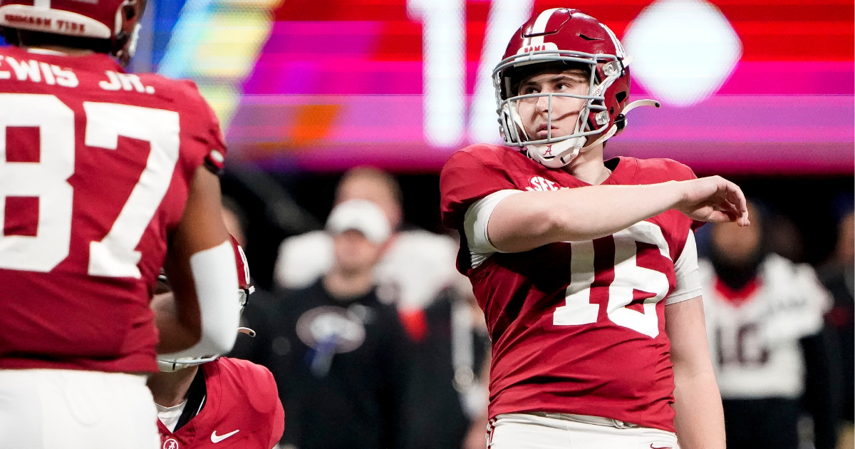 Alabama PK Will Reichard accepts invite to play in 2024 Senior Bowl