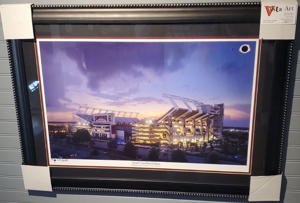 Win a framed print of WilliamsBrice Stadium from Vista Art