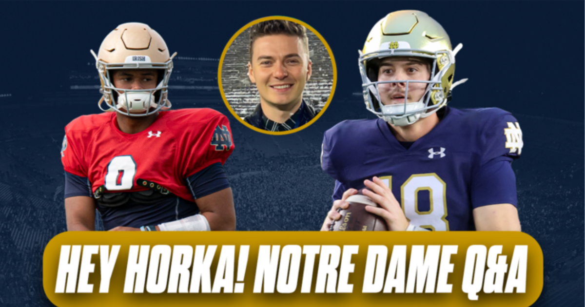 What is the future of the Notre Dame QB room after adding Riley Leonard?