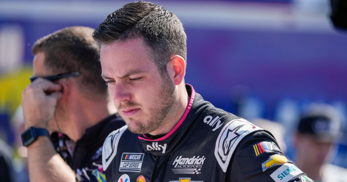Alex Bowman seeking redemption in 2024 with a 'plumgood' Ally paint scheme
