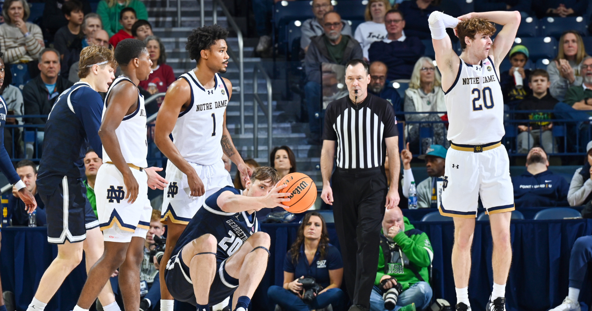 Why Notre Dame Loss To Georgetown Frustrated Micah Shrewsberry why-notre-dame-loss-to-georgetown-frustrated-micah-shrewsberry