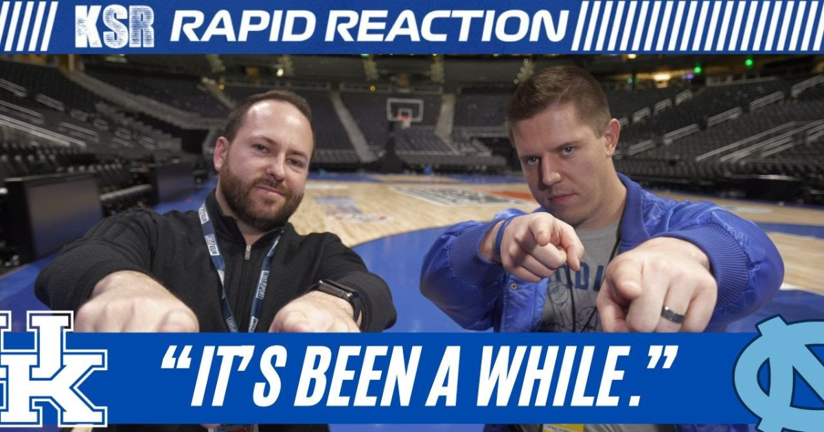 KSR Rapidly Reacts to Kentucky's huge win over No. 9 North Carolina