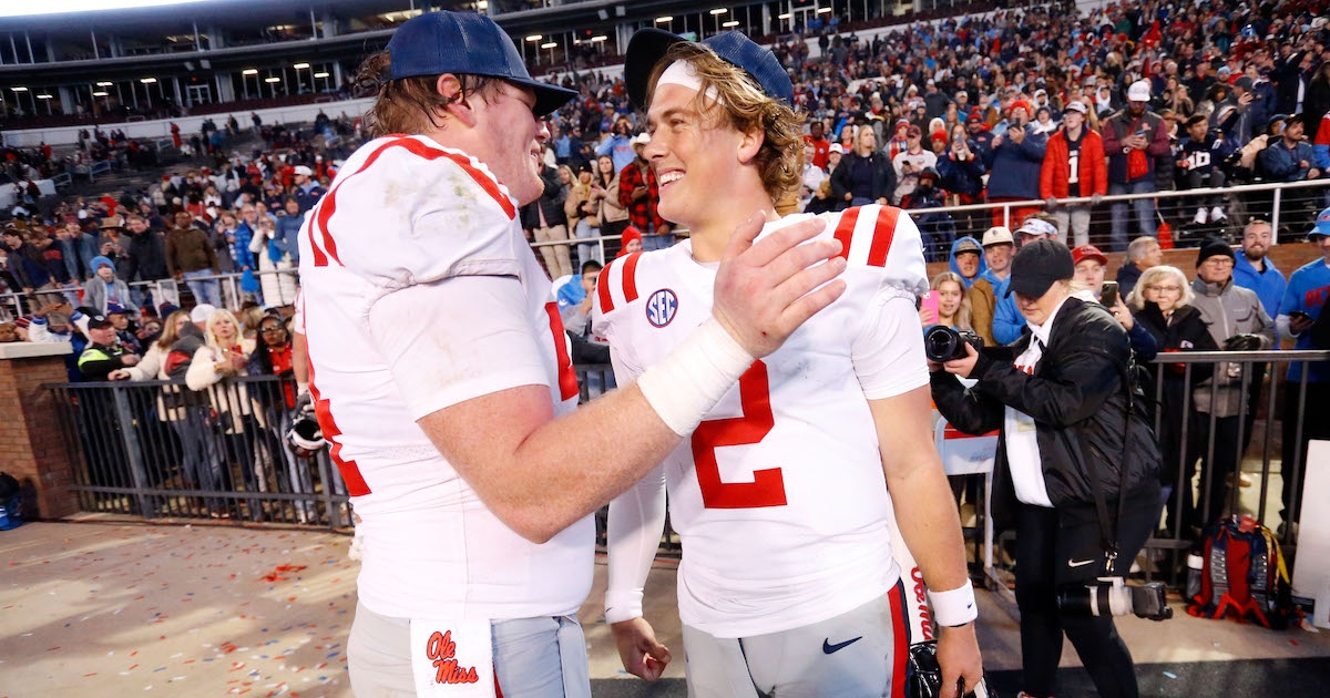 Jaxson Dart gives his personal emotions of playing in Peach Bowl