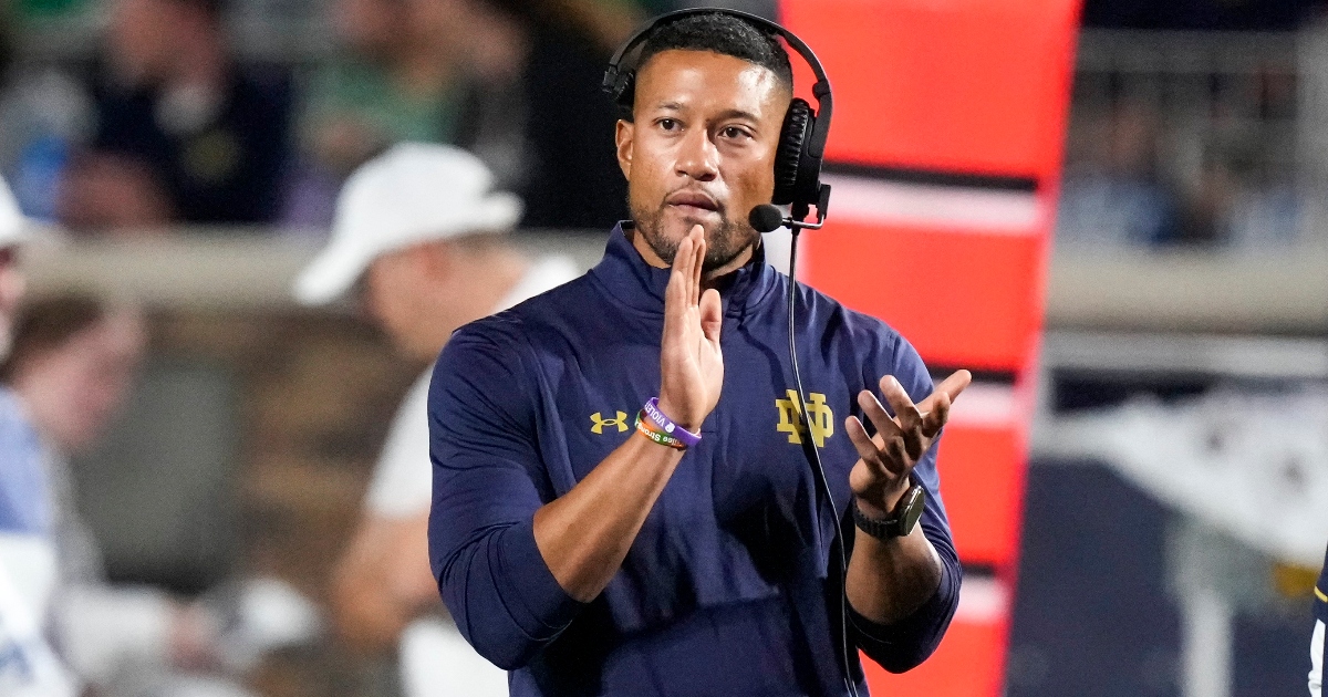 Marcus Freeman praises new Notre Dame WR coach Mike Brown On3