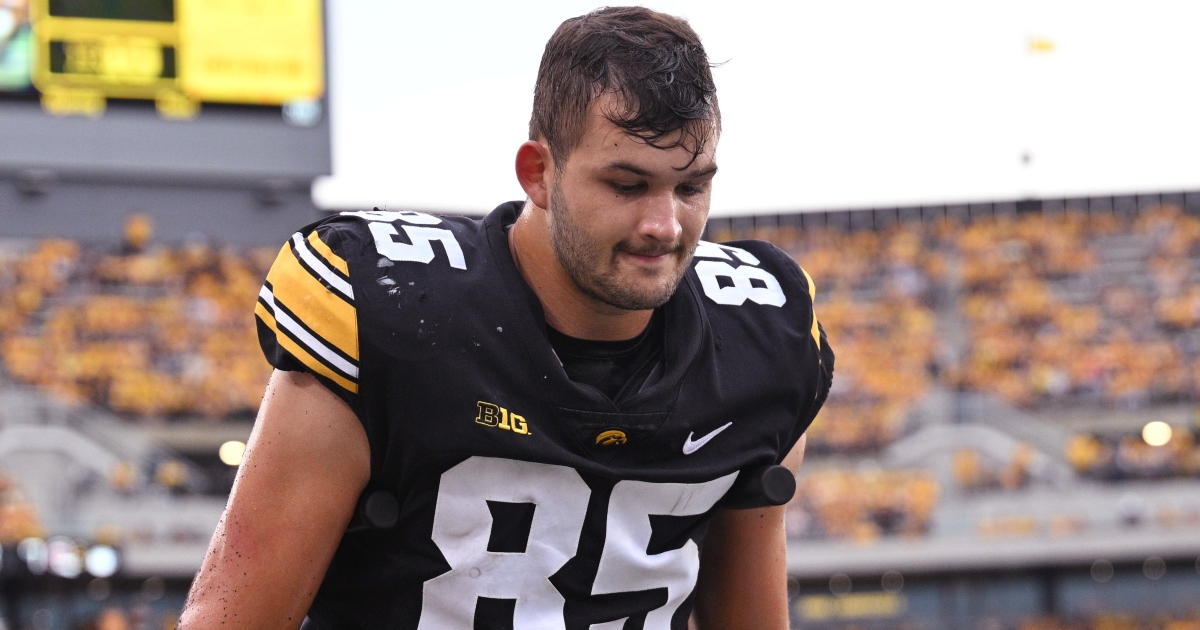 Iowa TE Luke Lachey questionable vs. Wisconsin on final availability report