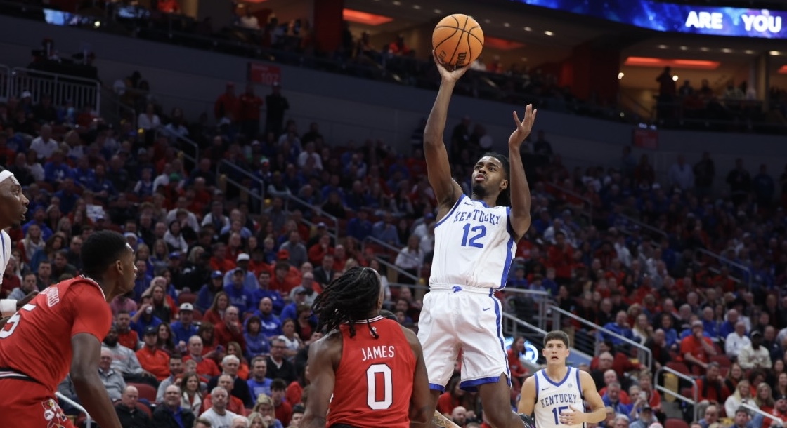 Kentucky's home white uniforms want your UK vs. UL halftime score On3