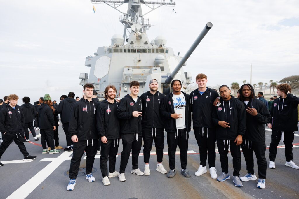 Kentucky Football Gator Bowl outing at Naval Station Mayport