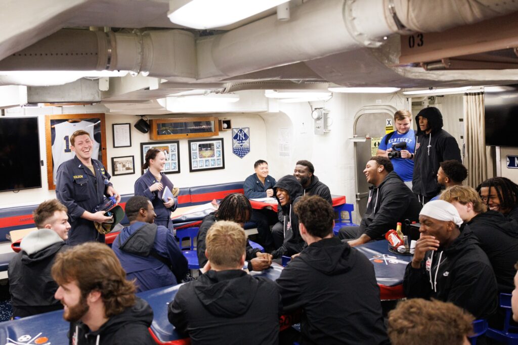 Kentucky Football Gator Bowl outing at Naval Station Mayport