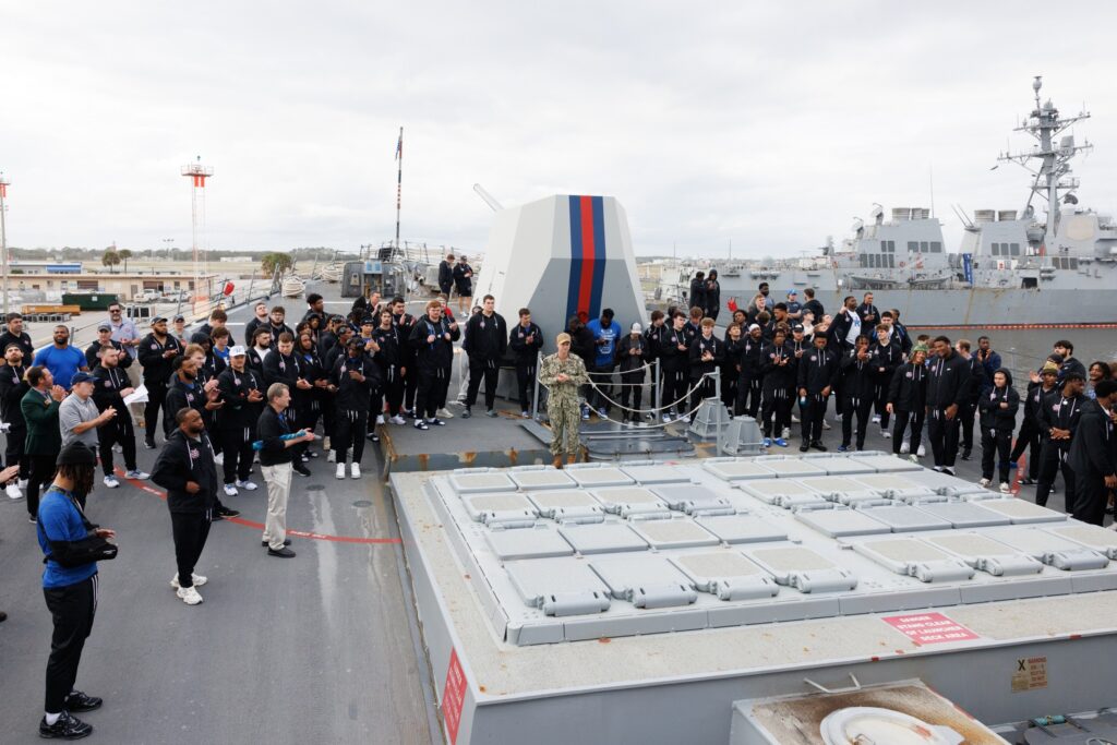 Kentucky Football Gator Bowl outing at Naval Station Mayport