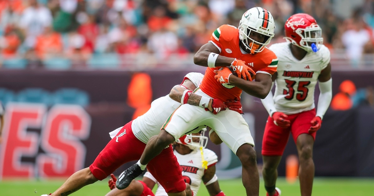 Miami WR Brashard Smith enters NCAA transfer portal - On3