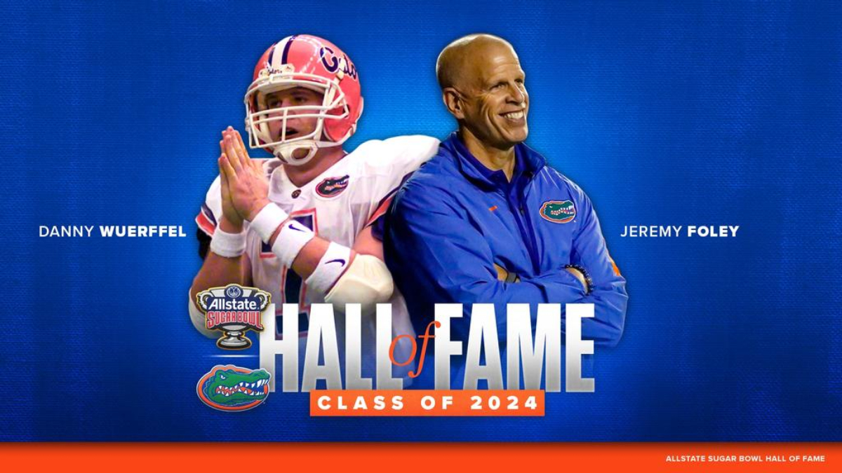 Jeremy Foley Danny Wuerffel To Allstate Sugar Bowl Hall Of Fame