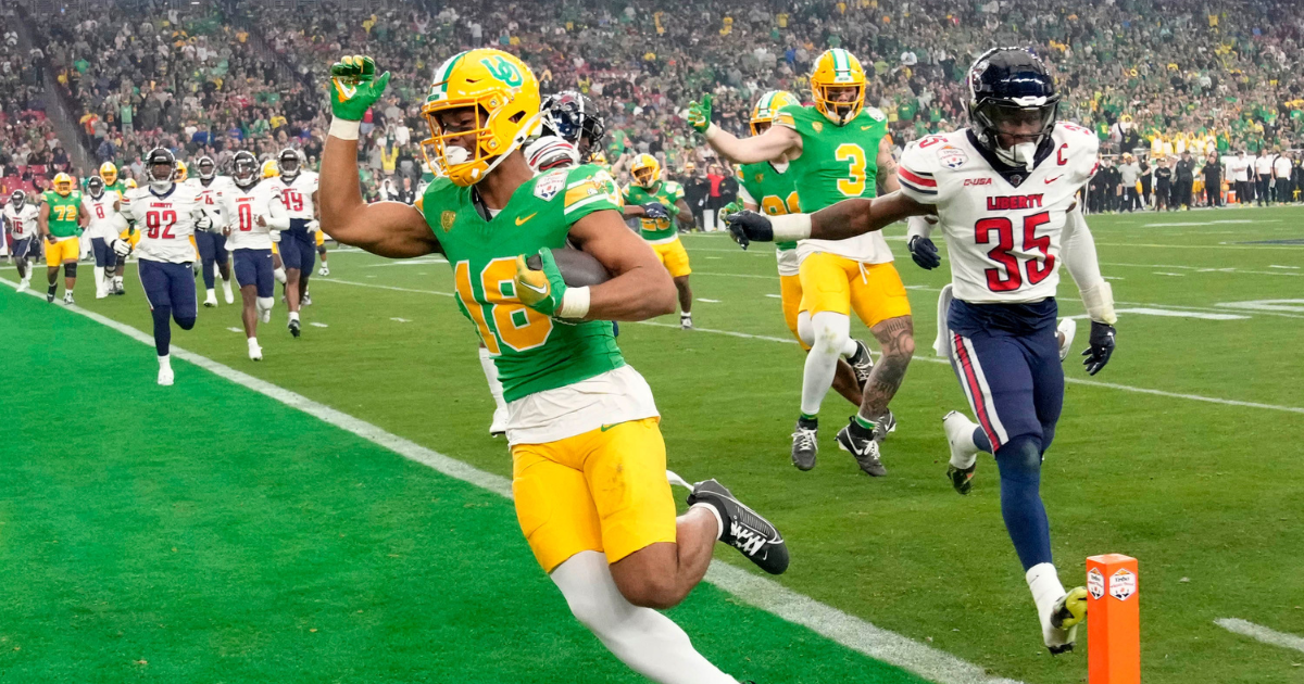 Oregon delivers dominant win over Liberty to capture 2024 Fiesta Bowl On3