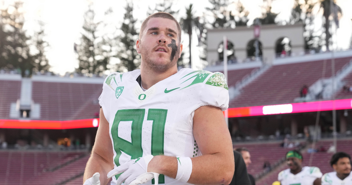 Oregon tight end Casey Kelly enters transfer portal - On3